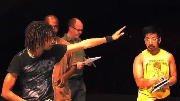 Members of the MalPaso dance company practice in Cuba. 