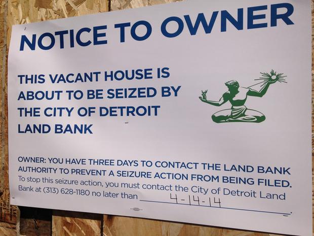 detroit vacant house notice 
