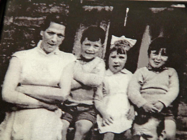 An undated family photo shows Jean McConville with three of her children 