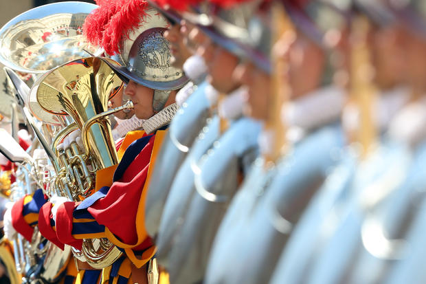 New recruits of the Vatican's elite Swiss Guard 