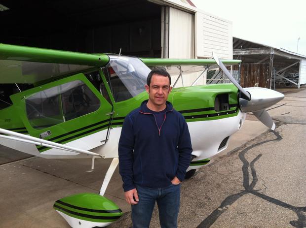 Brian Veatch from his FB in front of a plane-confirmed 