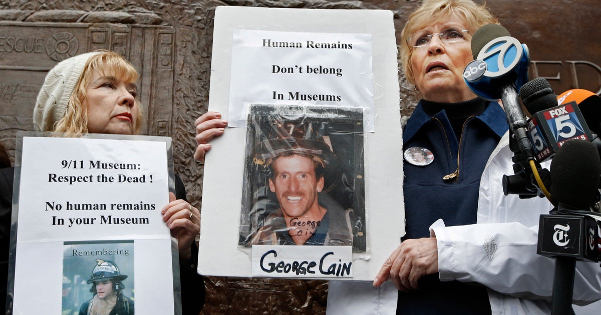 Families angry over plan to move 9/11 victims' remains to museum - CBS News