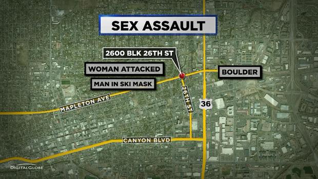 Boulder Sex Assault Map 