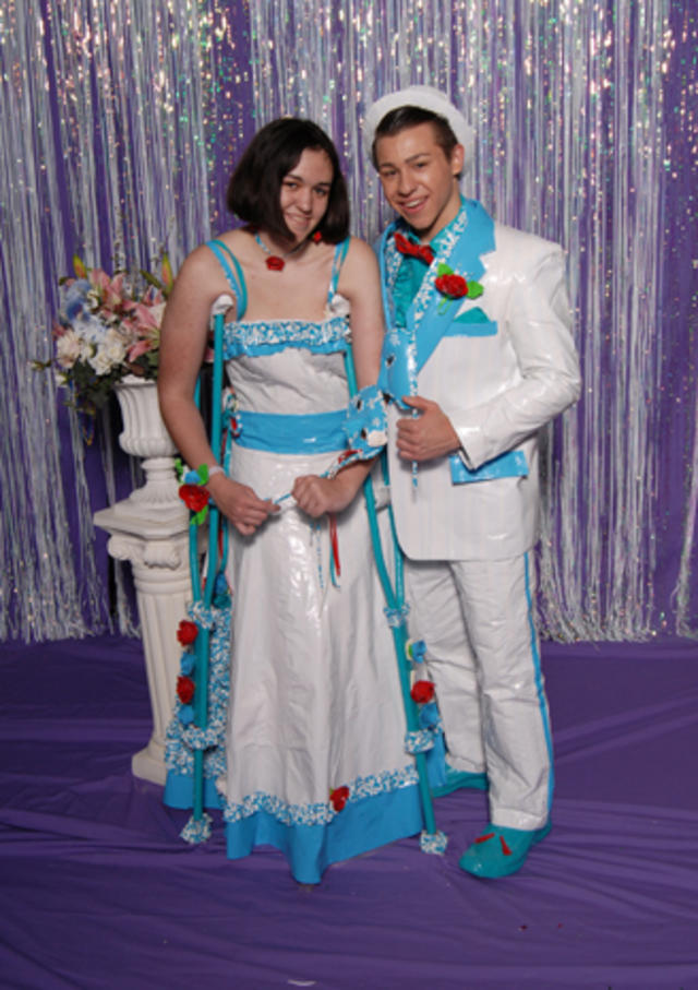 duct tape wedding dresses