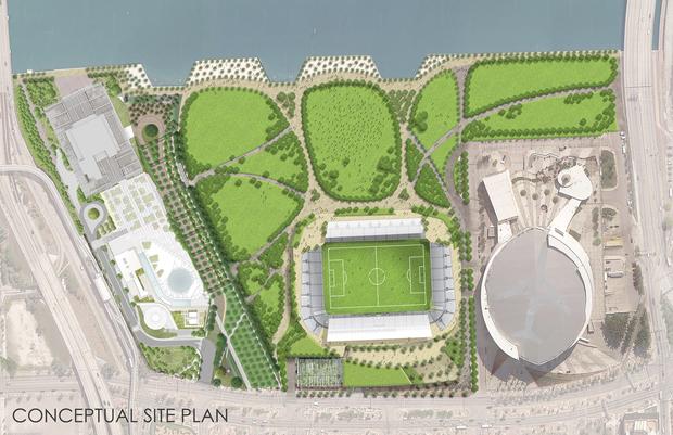 Miami Beckham United Conceptual Site Plan May 2014 