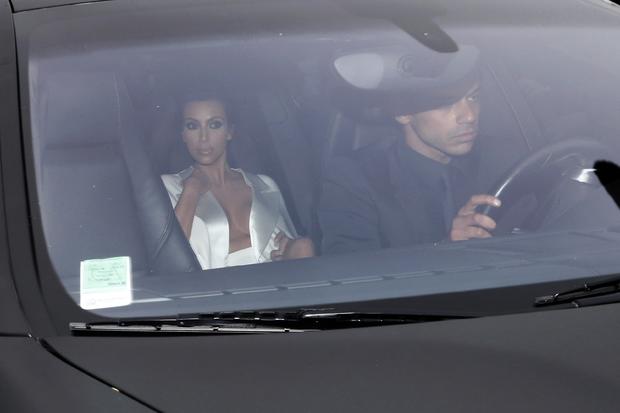 Kim Kardashian and Kanye West in Paris 