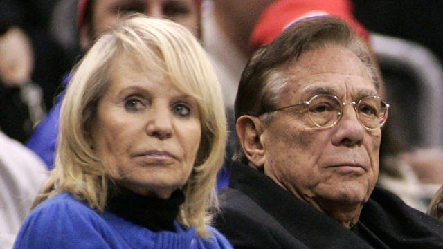Los Angeles Clippers owner Donald Sterling and wife Shelly at NBA game between Toronto Raptors and Clippers at Staples Center in L.A. in December 2008 