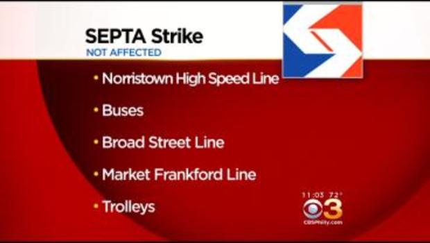 SEPTA Regional Rail Strike Not Affected 