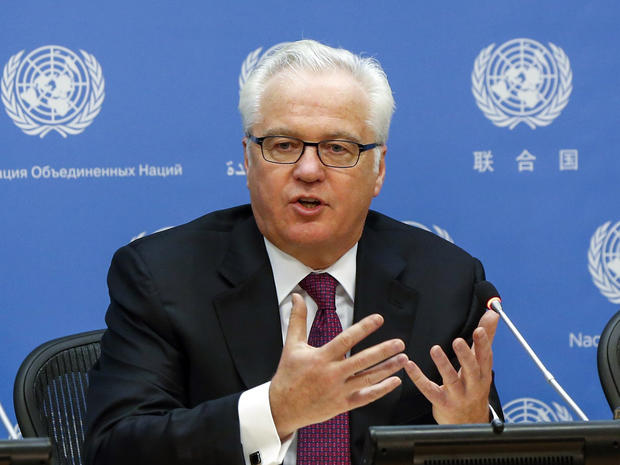 Russia's United Nations Ambassador Vitaly Churkin  