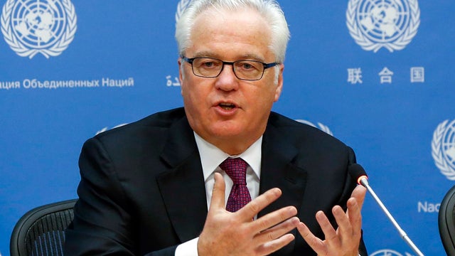 Russia's United Nations Ambassador Vitaly Churkin  