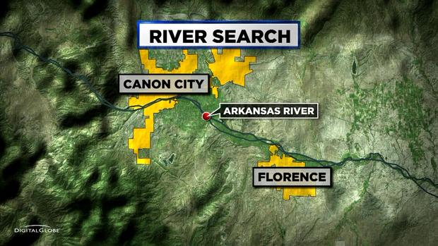 ARKANSAS RIVER SEARCH map 