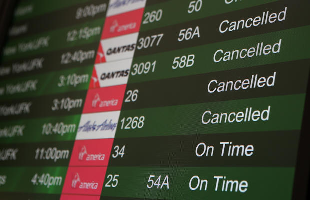 East Coast Blizzard Forces Cancellations Of Thousands Of Flights Nationwide 