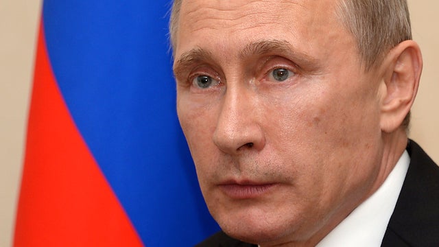 Russian President Vladimir Putin meets with the Swiss President and chairman of the Organisation for Security and Co-operation in Europe (OSCE) at the Ritz-Carlton Hotel in Vienna, Austria 