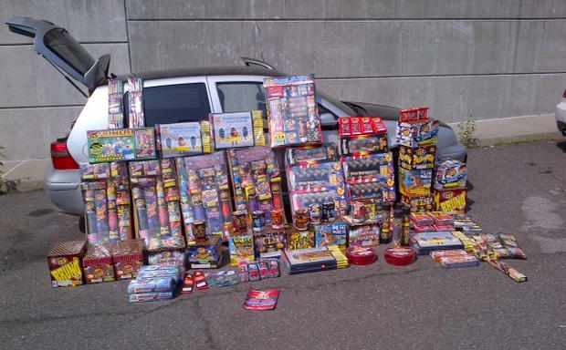 Fireworks Seized By FDNY Fire Marshals 