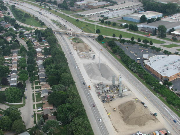 I-96 Construction Progress On July 1, 2014 