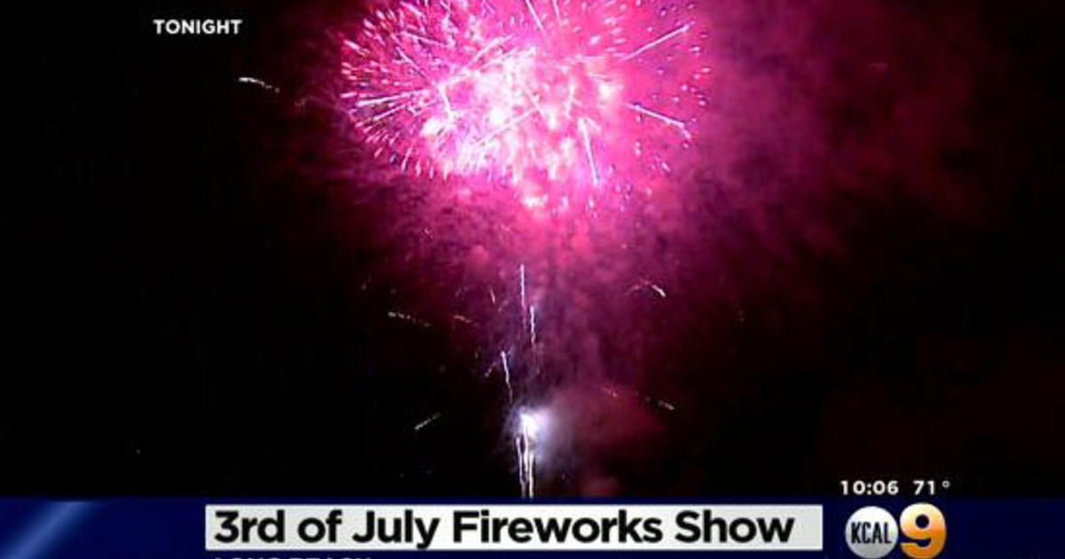 Los Alamitos Bay Yacht Club Holds Big Fireworks Show Thursday Night