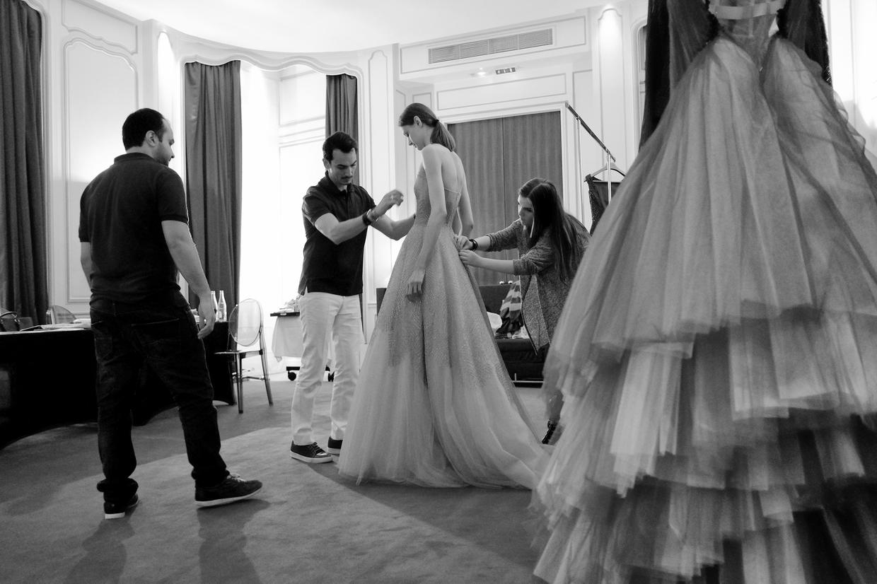 Behind the scenes at Paris Fashion Week