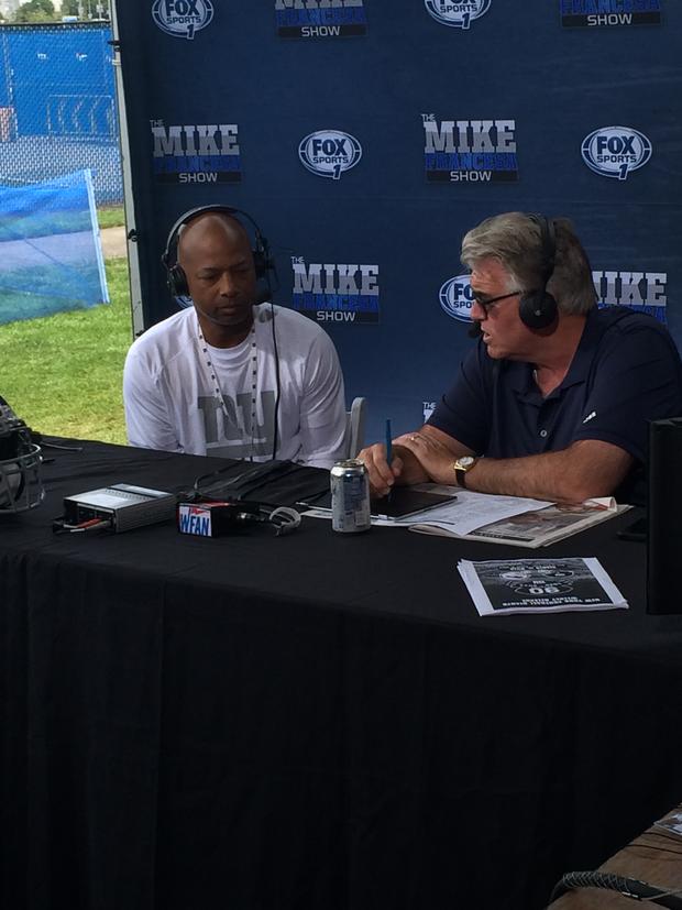 Jerry Reese with Mike Francesa  