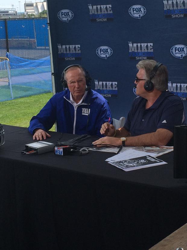Tom Coughlin with Mike Francesa 