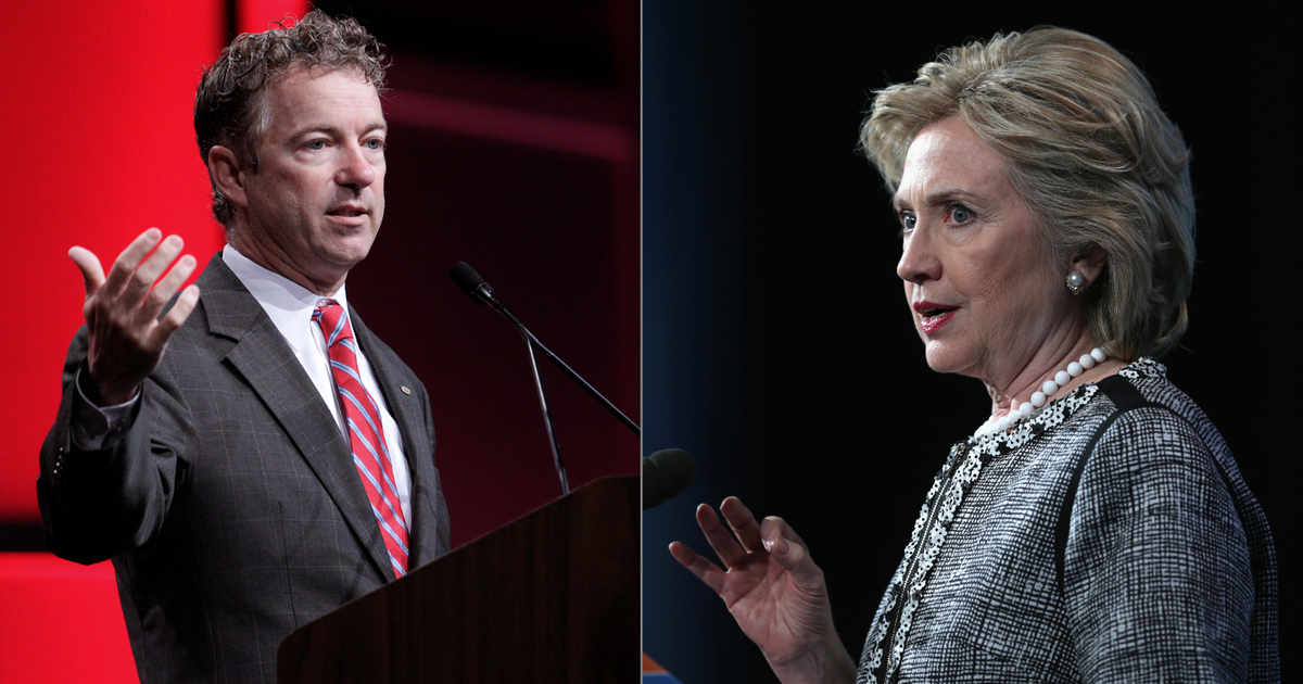 Sen. Rand Paul: Hillary Clinton not 