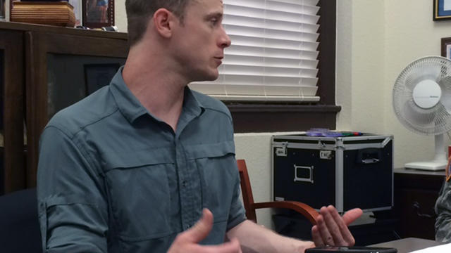 This photo provided by Eugene R. Fidell shows Sgt. Bowe Bergdahl preparing to be interviewed by Army investigators in August 2014. 