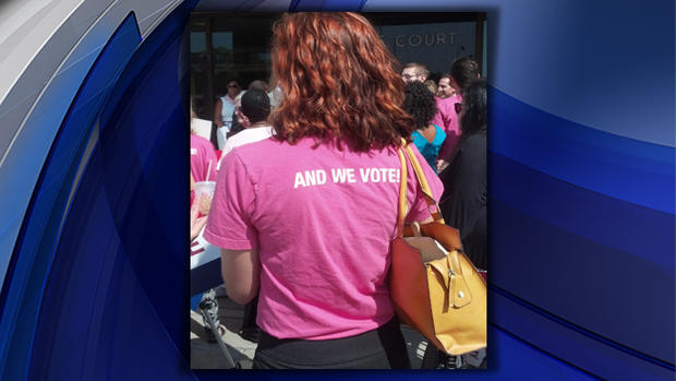 Nassau County Women's Equality Party Slogan T-Shirt 