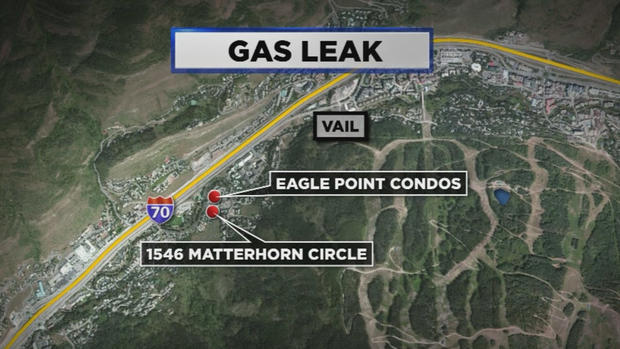 Vail Gas Leak map 