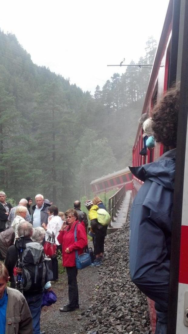 Swiss Train Landslide 