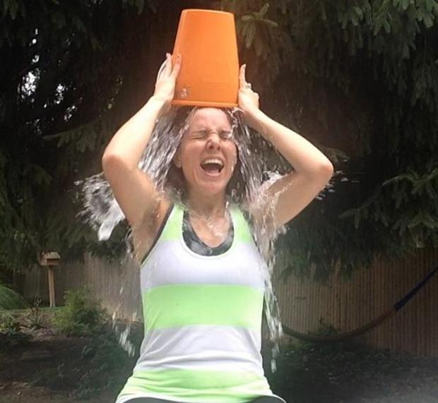 Kate Bilo Completes ALS Ice Bucket Challenge 