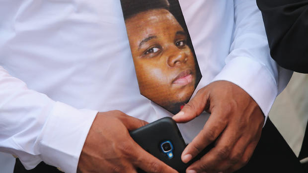 Funeral for Michael Brown 