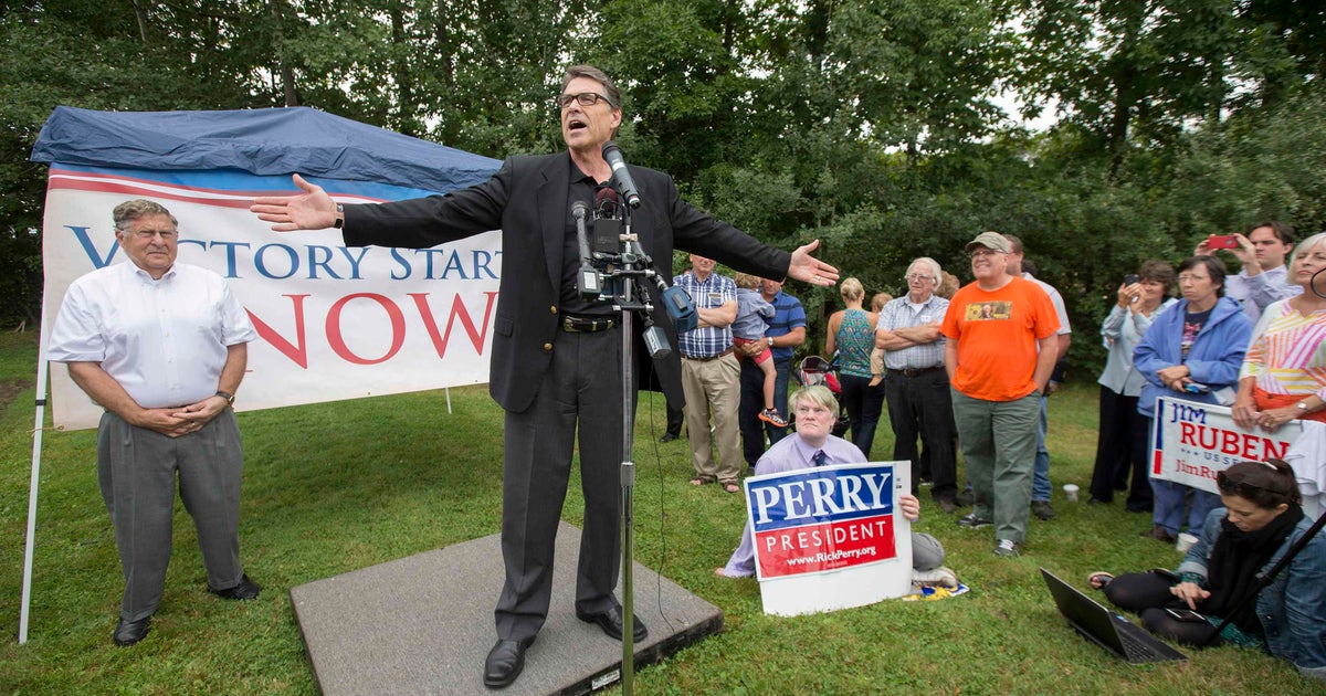 Rick Perry: Flip Senate control to GOP to solve problems - CBS News