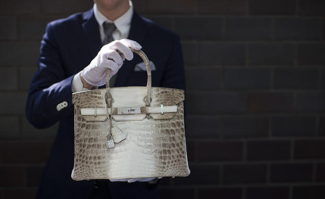 Crocodile skin designer Birkin bag sells for £162,500 at auction, smashing  the asking price