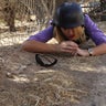 Incoming fire from ISIS fighters, during clashes with Kurdish militia members in the northern Syrian town of Mahmoodin, forces CBS News correspondent Holly Williams to take cover 