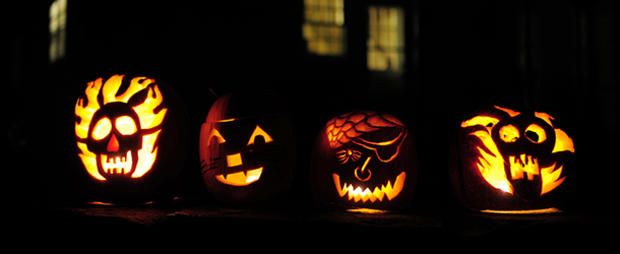 Carved Pumpkins at Night 610 header halloween 