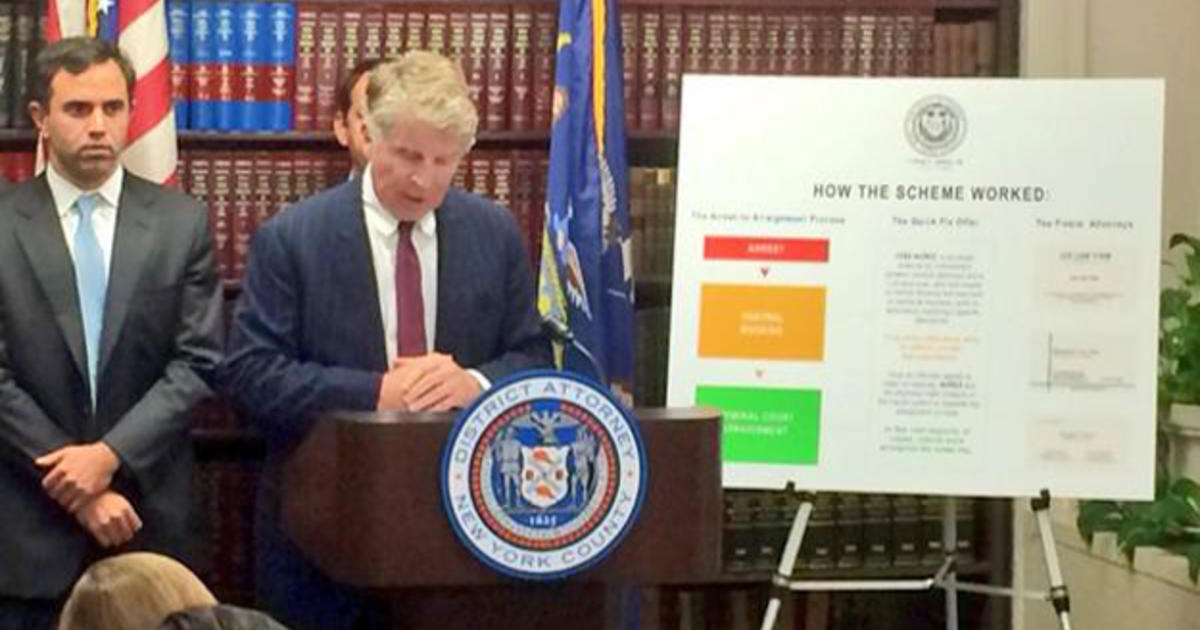 DA Vance: 3 Lawyers Paralegal Bribed Court Employee To Steer Clients