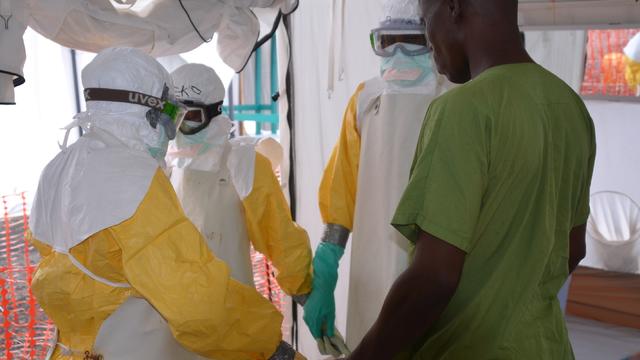 Liberia Ebola clinic staff 