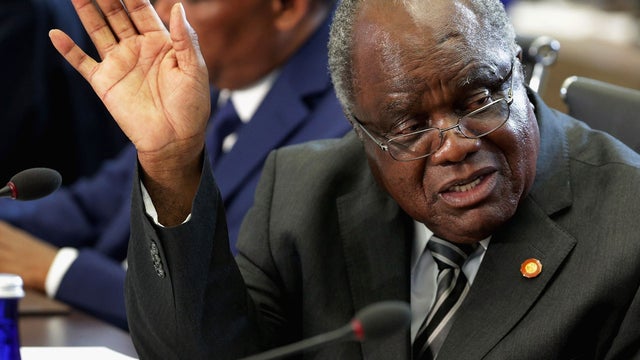 ​Namibia President Hifikepunye Lucas Pohamba 