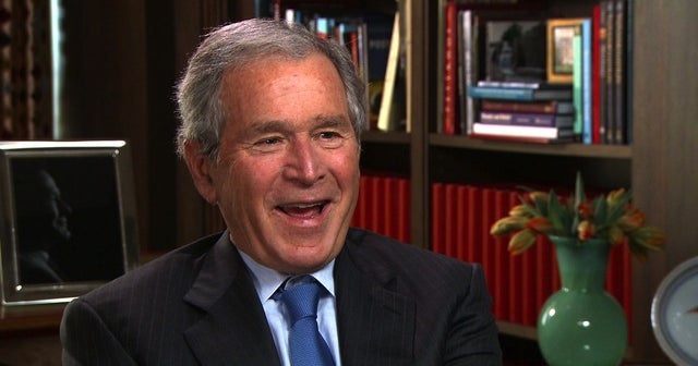 George W. Bush on his dad's brush with LBJ's salty humor - CBS News