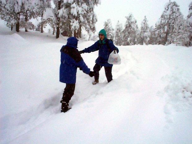 During the blizzard of 2003 Evergreen got 72 inches of snow and a CBS4 crew got stuck in the mountain town at CBS4 photographer Tom Meyer's house. He shares his photos in this gallery. 