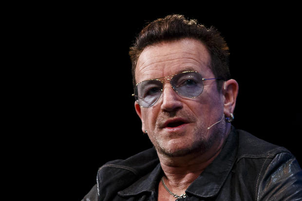 Bono during discussion at Web Summit on November 6, 2014 in Dublin, Ireland 