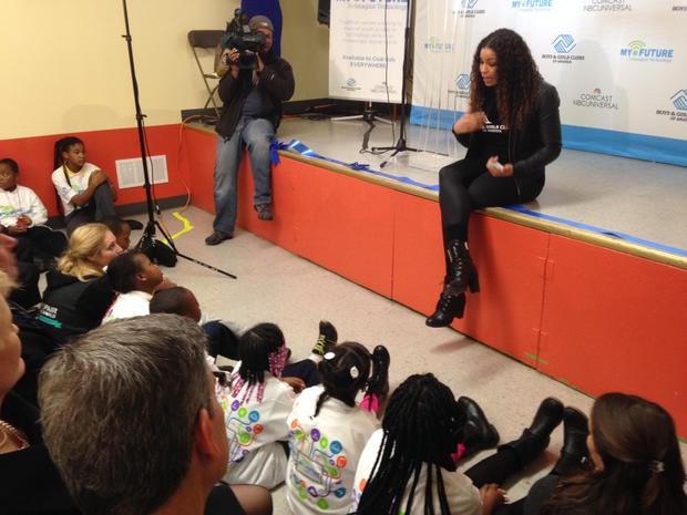 Jordin Sparks Boys and Girls Club In Nicetown 
