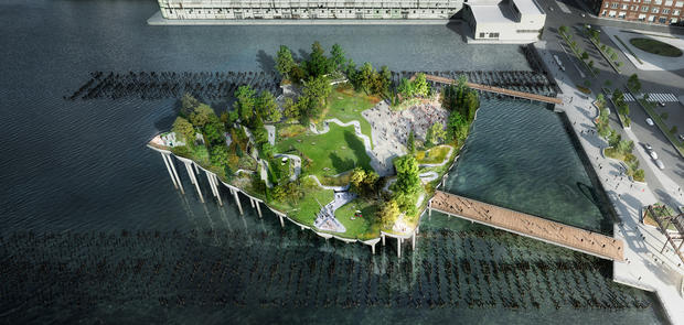 Proposed park at Pier 55 