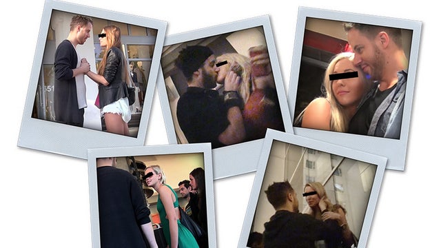 Julien Blanc pictured with various women on his website 