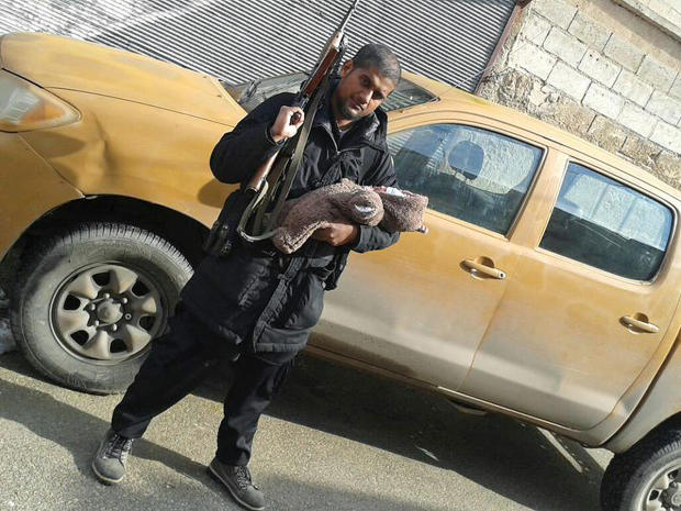 British jihadist Abu Rumaysah seen in a photo purportedly taken in Syria and posted to his Twitter account 
