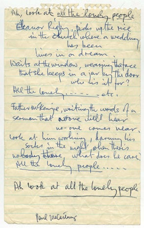 The Beatles Original Lyrics