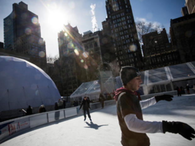 Below Freezing Temperatures Continue in New York City 