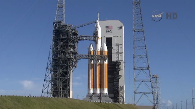 Orion launch scrub 
