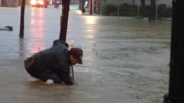 Flooding in Downtown Healdsburg, December 11th, 2014 (KCBS) 