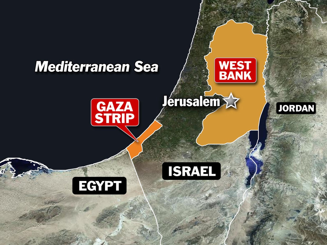 What is the Gaza Strip? Here's how big it is and who lives there. - CBS
