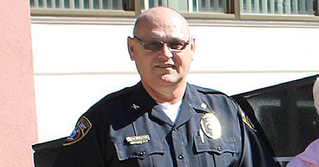 William E. McCollom, police chief, says he accidentally shot(00)